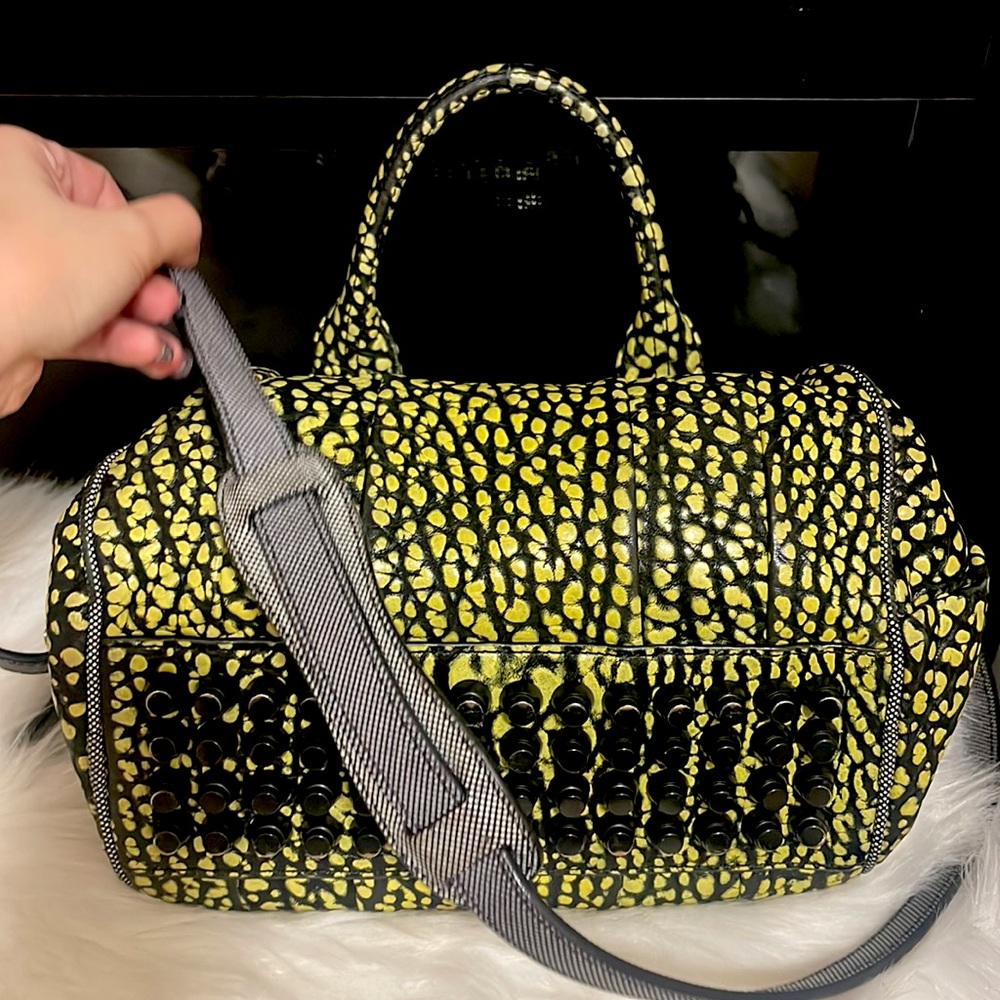 Authentic Alexander wang Rockie stud duffel bag